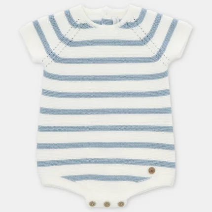 MARTIN ARANDA : BLUE KNIT ONESIE
