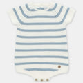 Martin Aranda: Short Romper Knit Striped Surrey