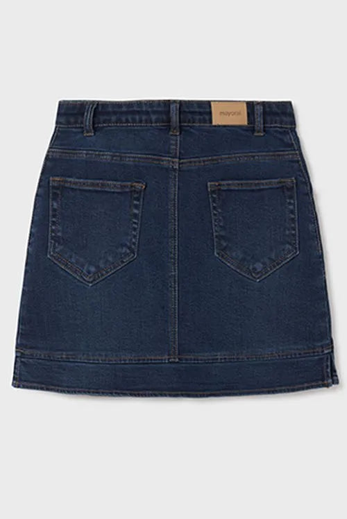 Mayoral: Dark Jean Skirt