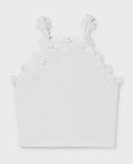 MAYORAL : Girls Floral Applique Tank Top