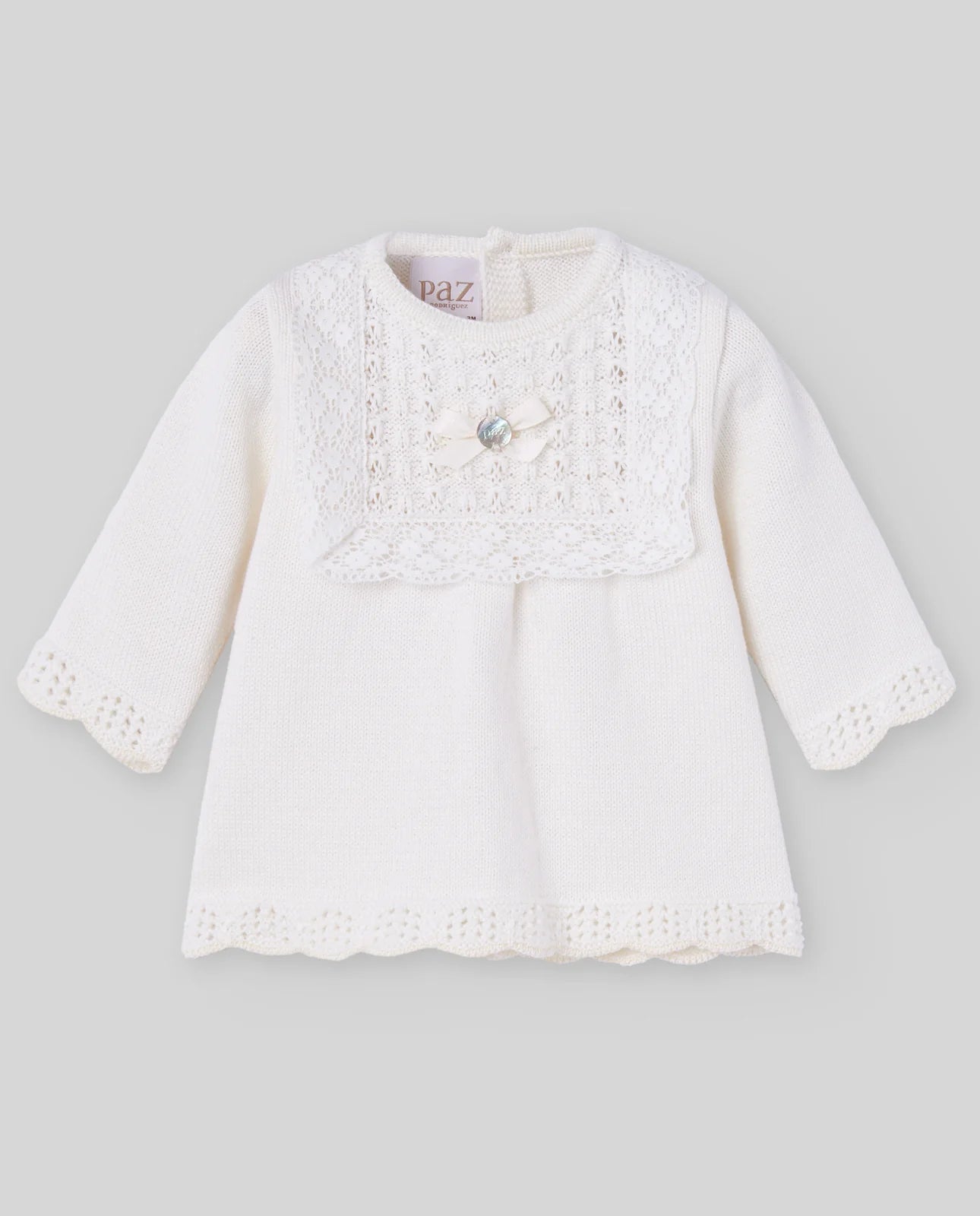 PAZ: SET KNIT NEWBORN SWEATER