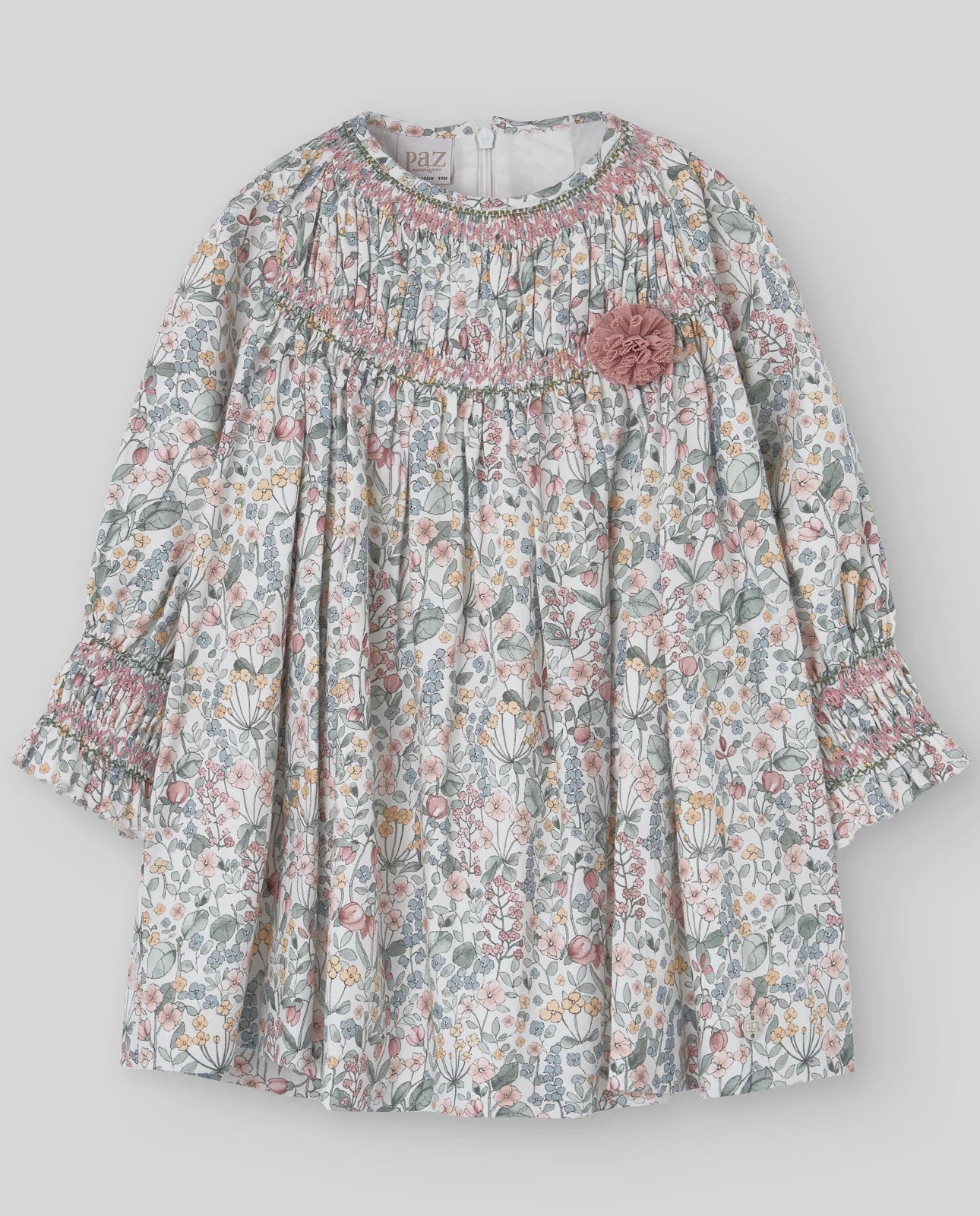 PAZ RODRIGUEZ: woven infant girl dress "maravillas"