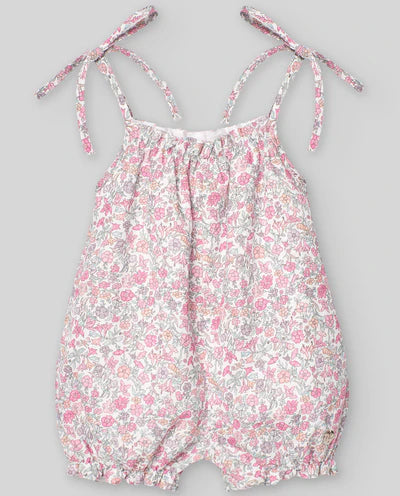 PAZ RODRIGUEZ: “CLAVEL” Floral Print Romper