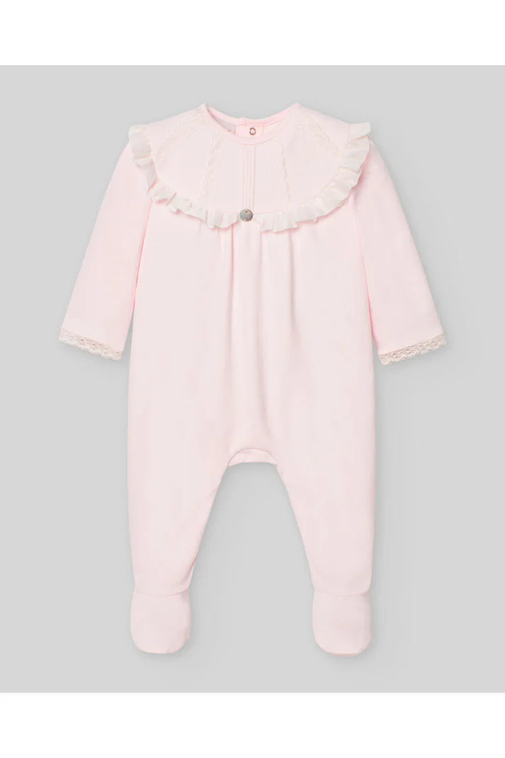 PAZ RODRIGUEZ: “INTERLOCK V25” Chalk Pink Romper