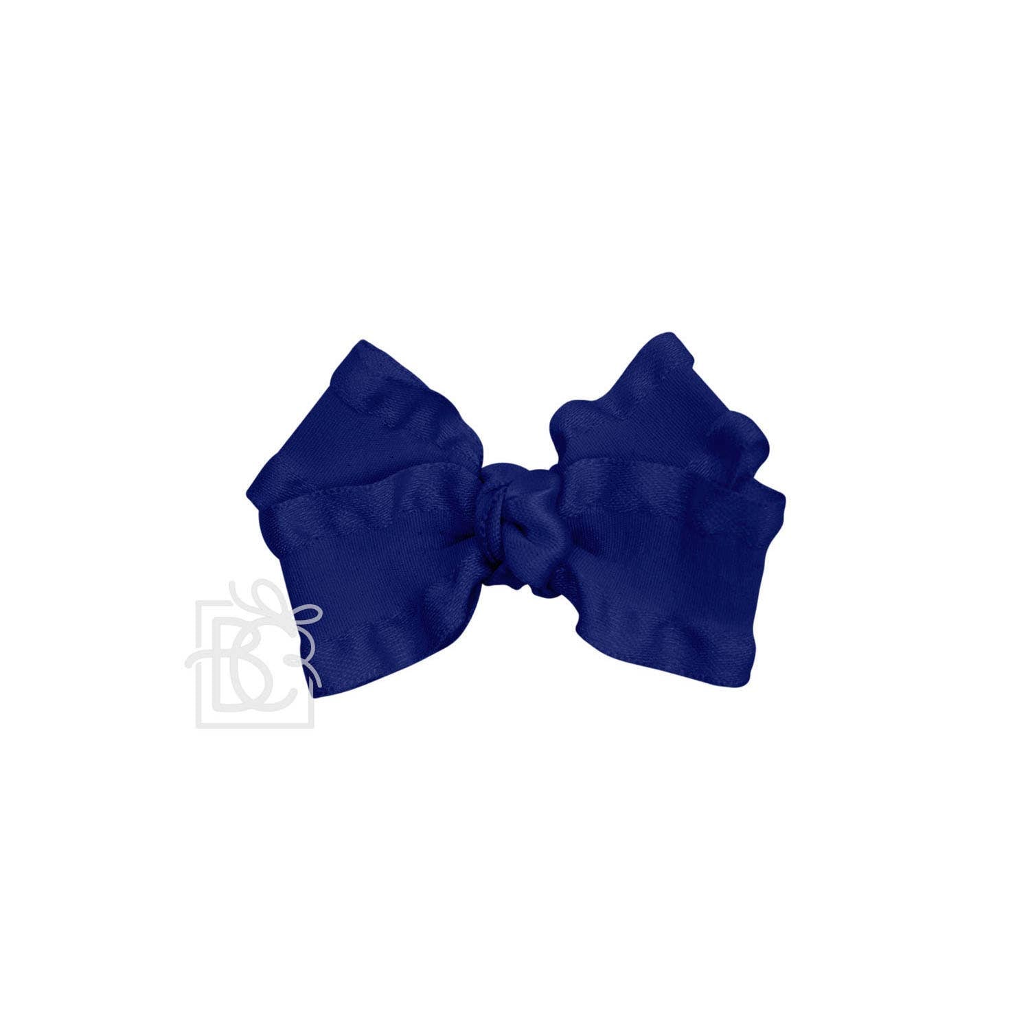 BEAUTIFUL CREATIONS: DOUBLE RUFFLE BOW ON CLIP
