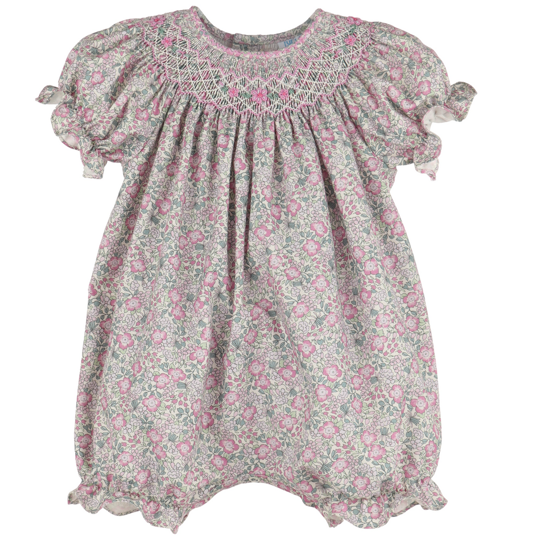 Lavish Floral Smock Bubble Lilac