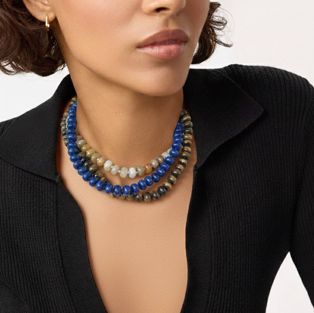 Ellison & Young : Refined Stone Beaded Necklace