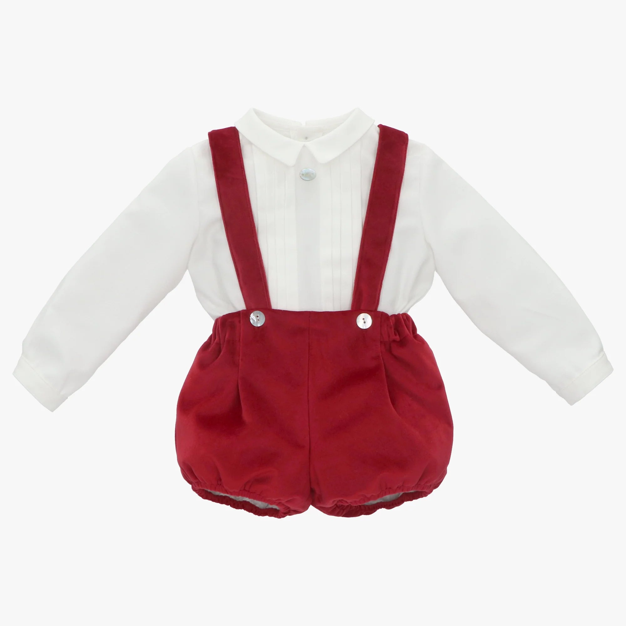 Martin Aranda : Set Velvet Boys Short w/straps