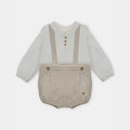 MARTIN ARANDA : SHIRT & SUSPENDER SHORT SET