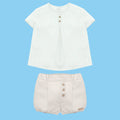 MARTIN ARANDA : WOVEN FABRIC SHIRT & BLOOMER SET