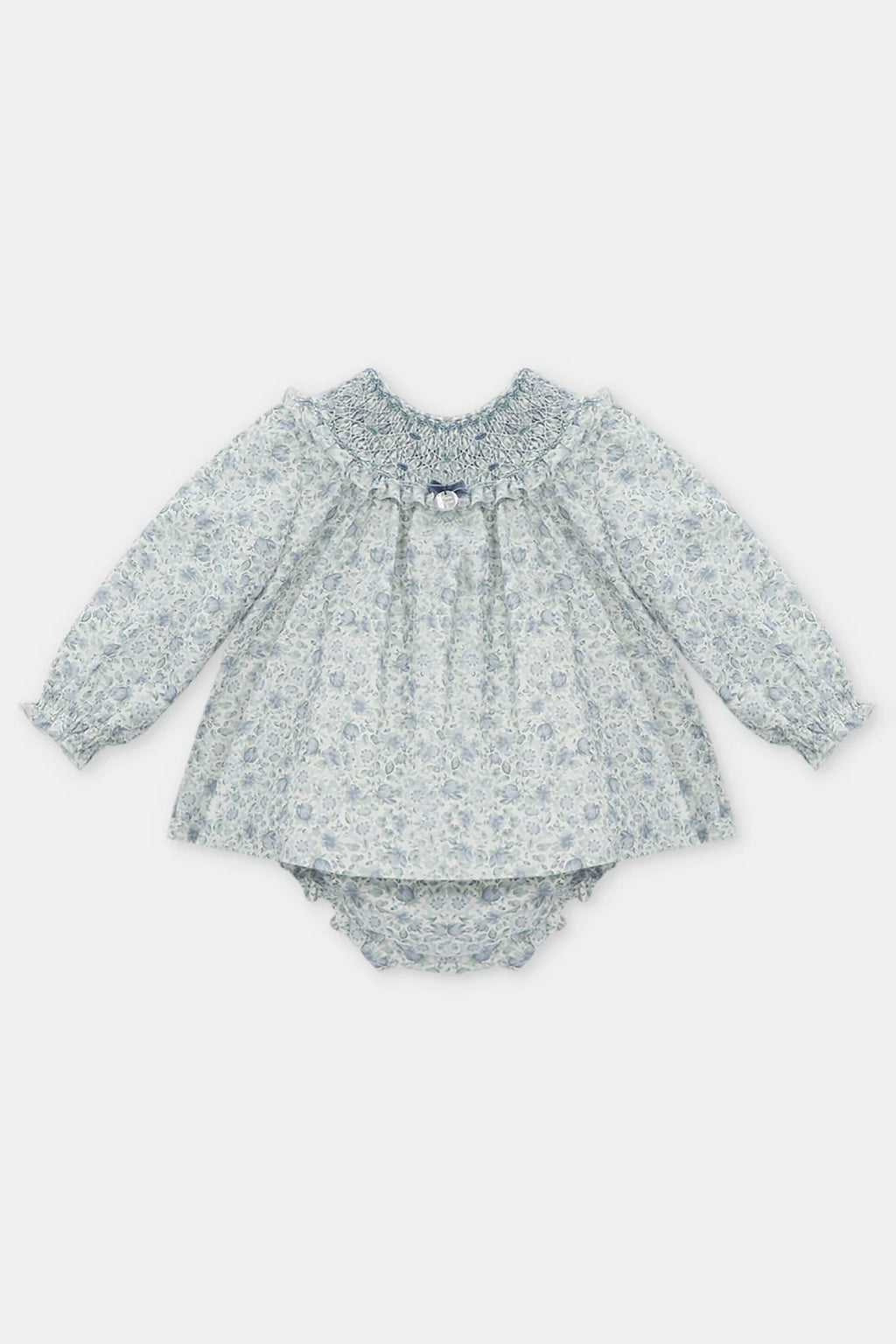 MARTIN ARANDA : GIRLS SET DRESS & MATCHING BLOOMER FLORAL PRINTED