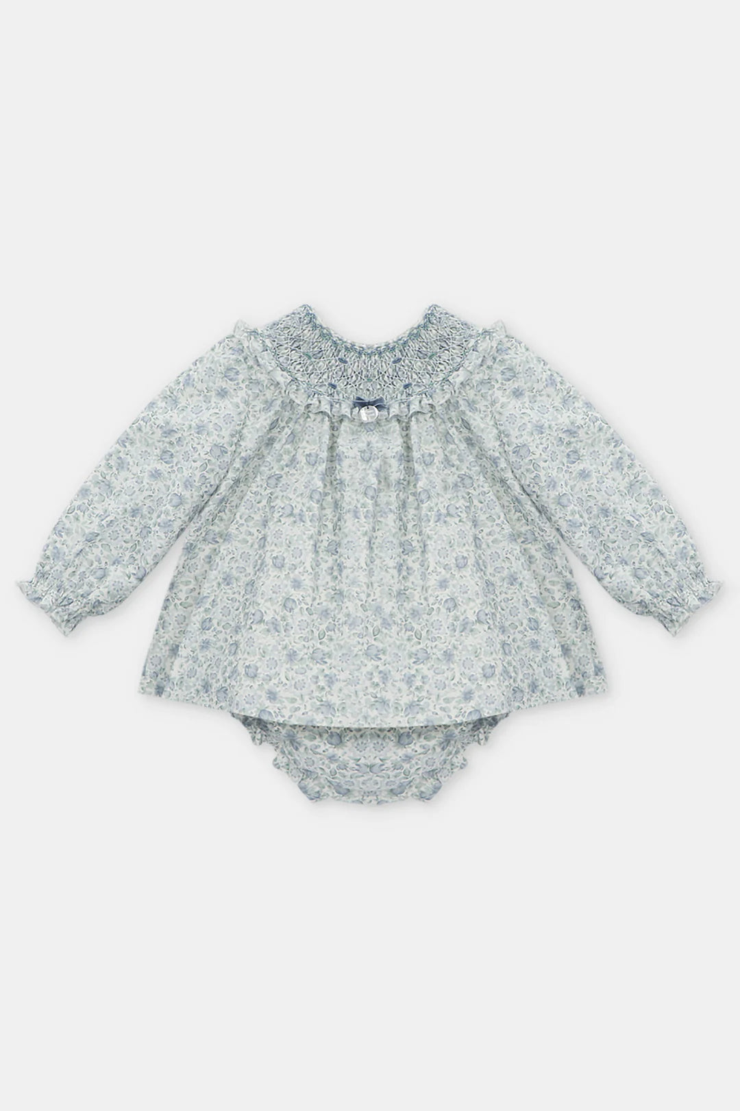 MARTIN ARANDA : GIRLS SET DRESS & MATCHING BLOOMER FLORAL PRINTED