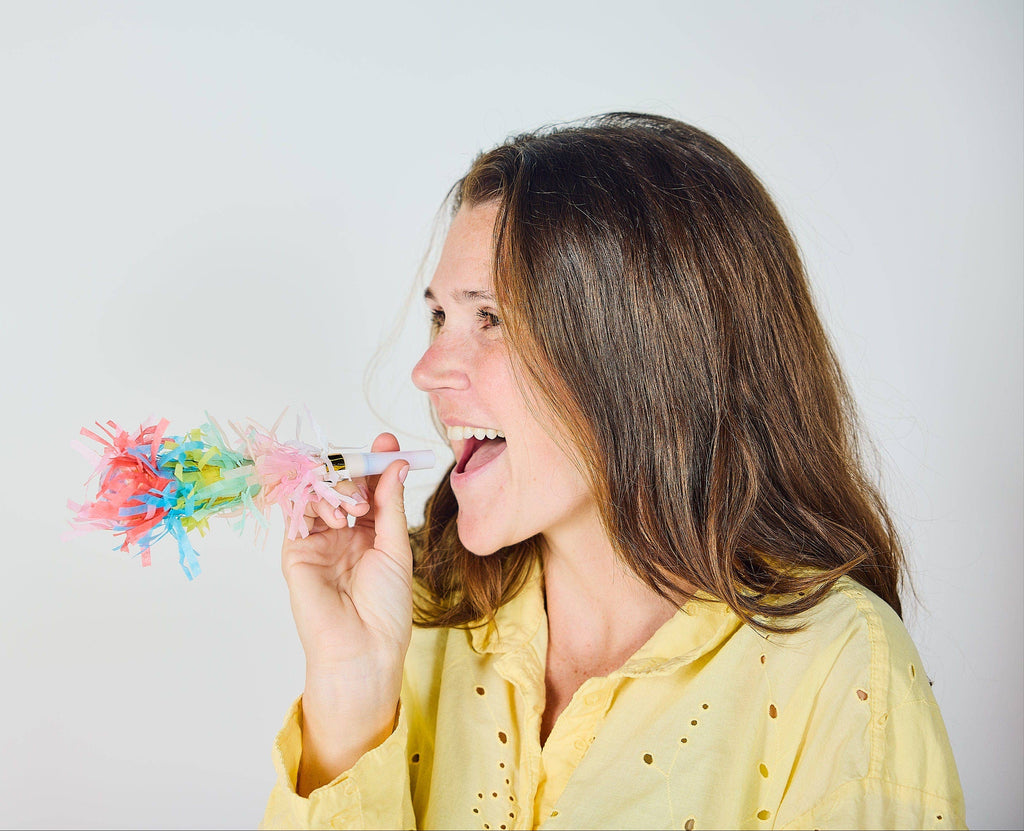 PACKED PARTY: Frill Seeker Fringe Confetti Party Blowers (6 ct)