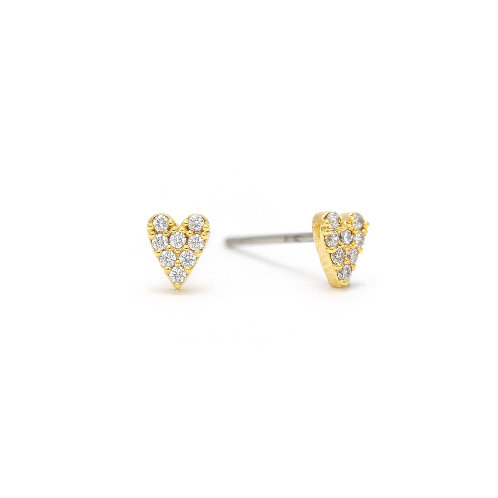 Flutter Heart Studs