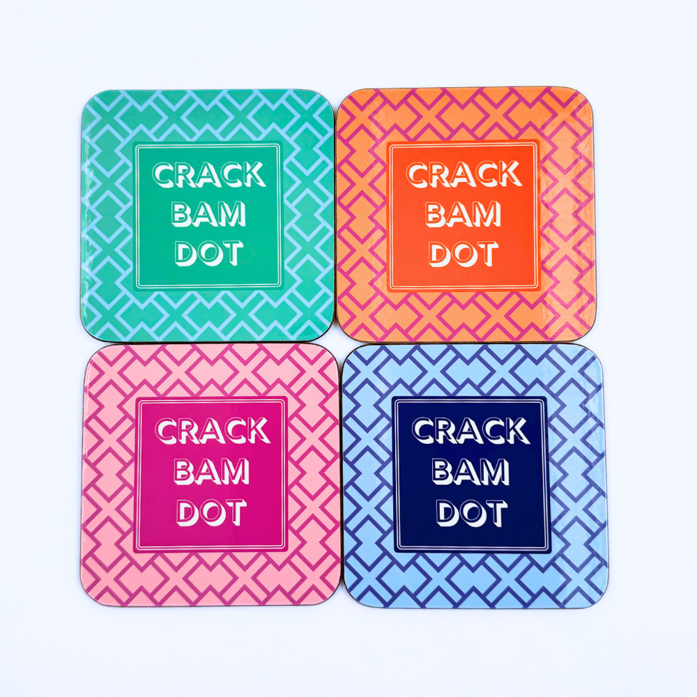 Mahjong Coasters Set of 4