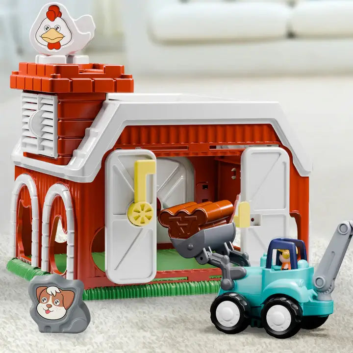Farm Animal House Musical Barn - Interactive Farm Toy