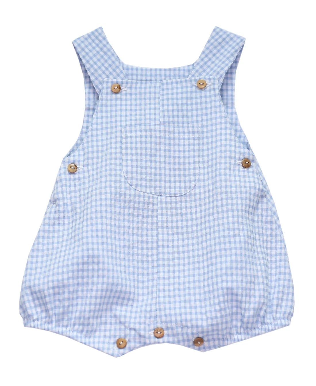 MARCO & LIZZY : BASIC BLUE SEERSUCKER OVERALL