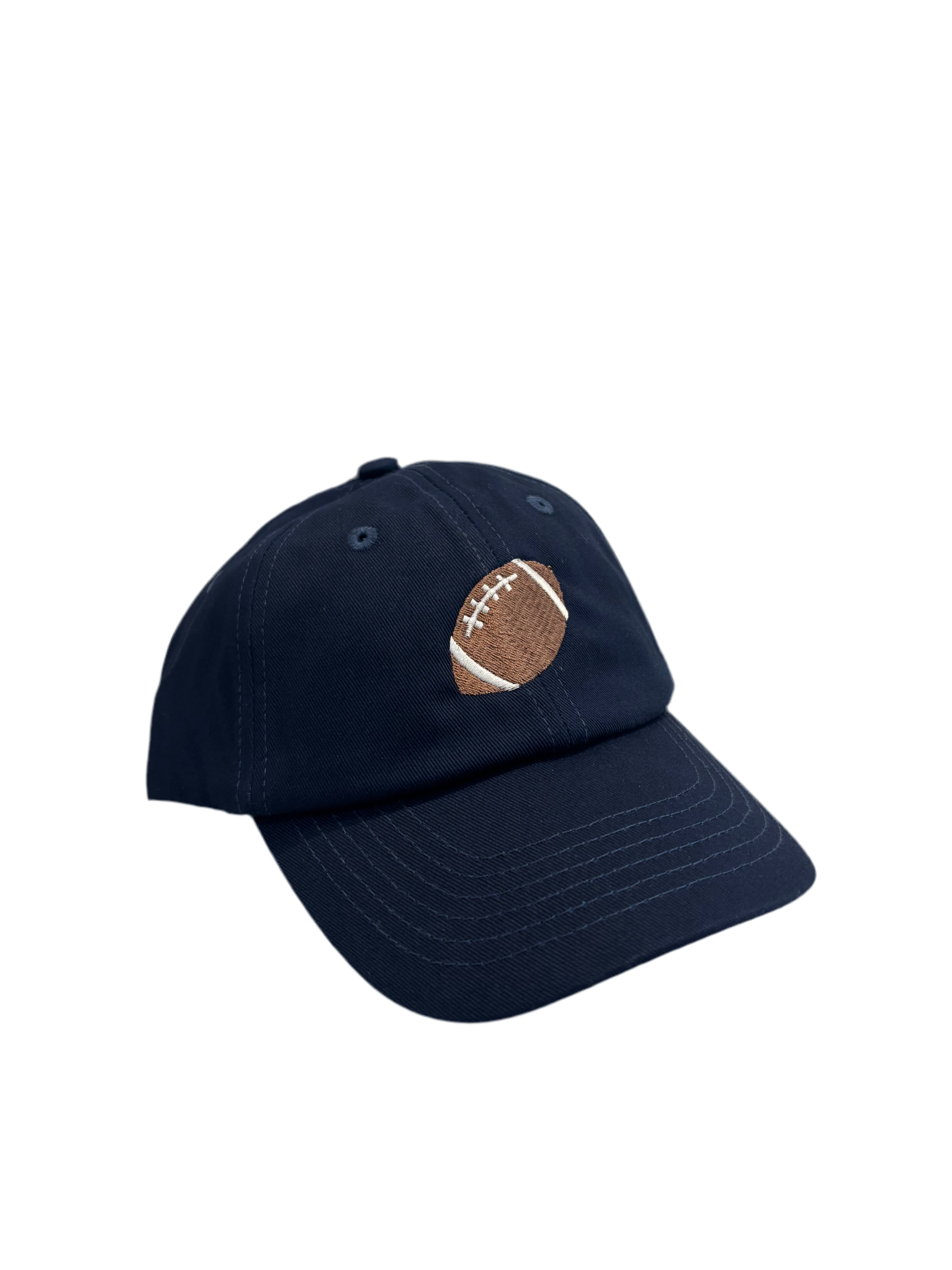 BITS & BOWS : NAVY FOOTBALL BASEBALL HAT