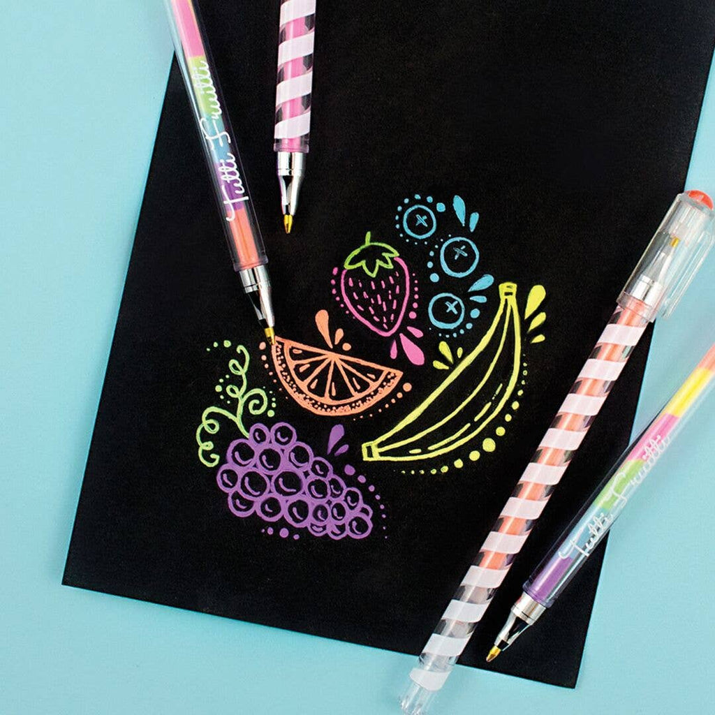 Tutti Fruitti: Scented Multi-Colored Gel Pens (Set of 6)
