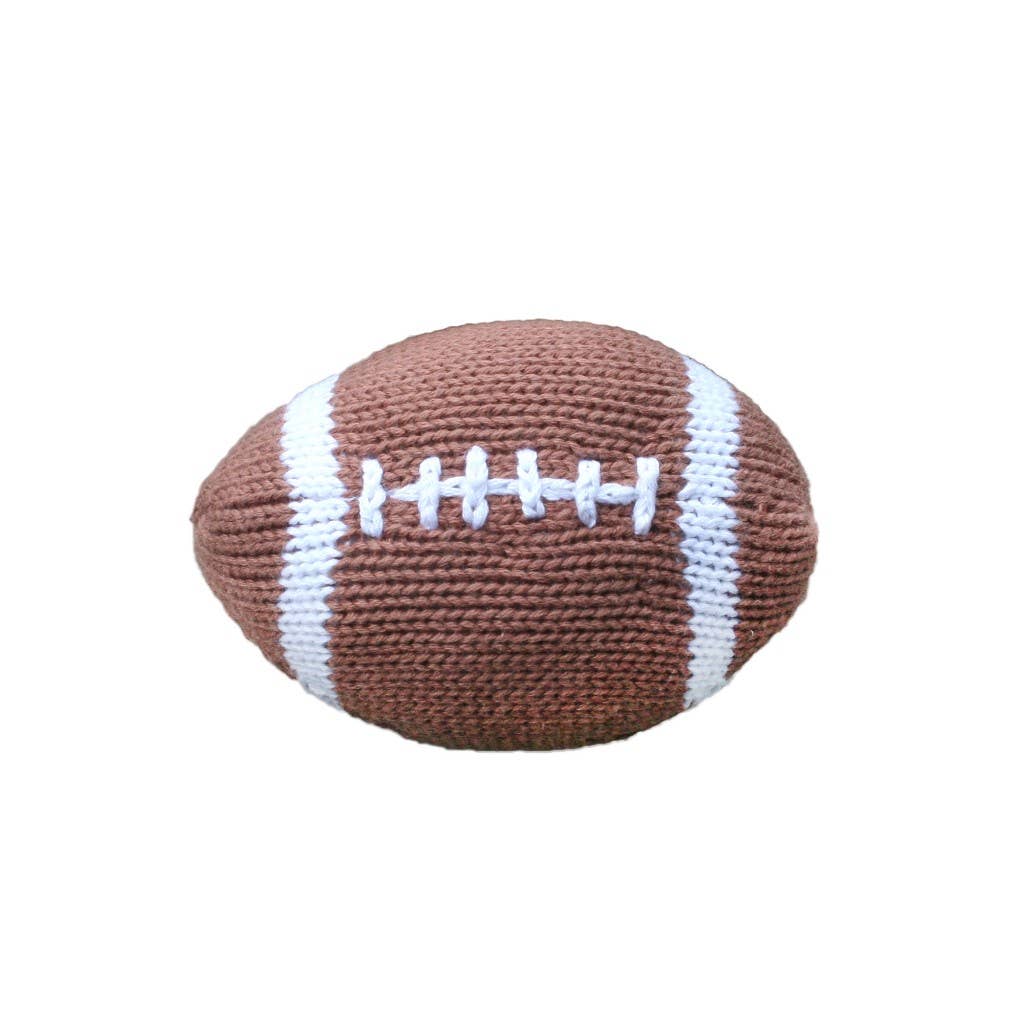 ZUBELS: Football Knit Rattle
