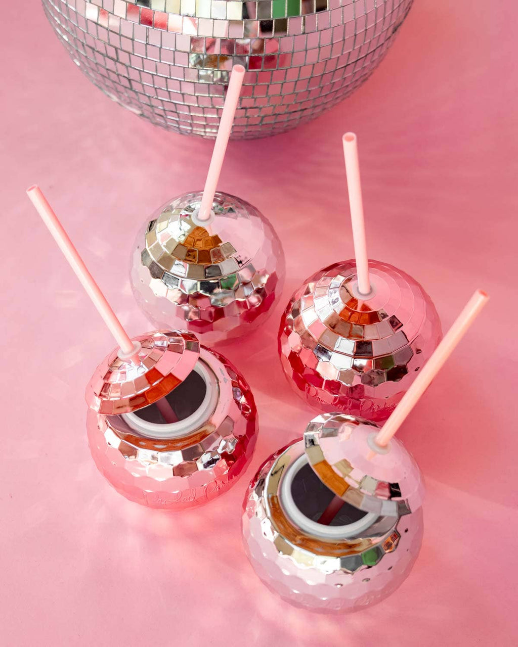 Packed Party : Pink Disco Ball Sipper