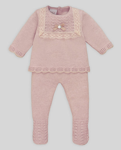 PAZ: SET KNIT NEWBORN SWEATER