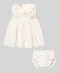 PAZ RODRIGUEZ: “BICO” Pastel Dot Dress W/Bloomer