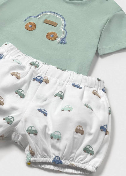 MAYORAL: INFANT BOYS BUBBLE SHORT SET