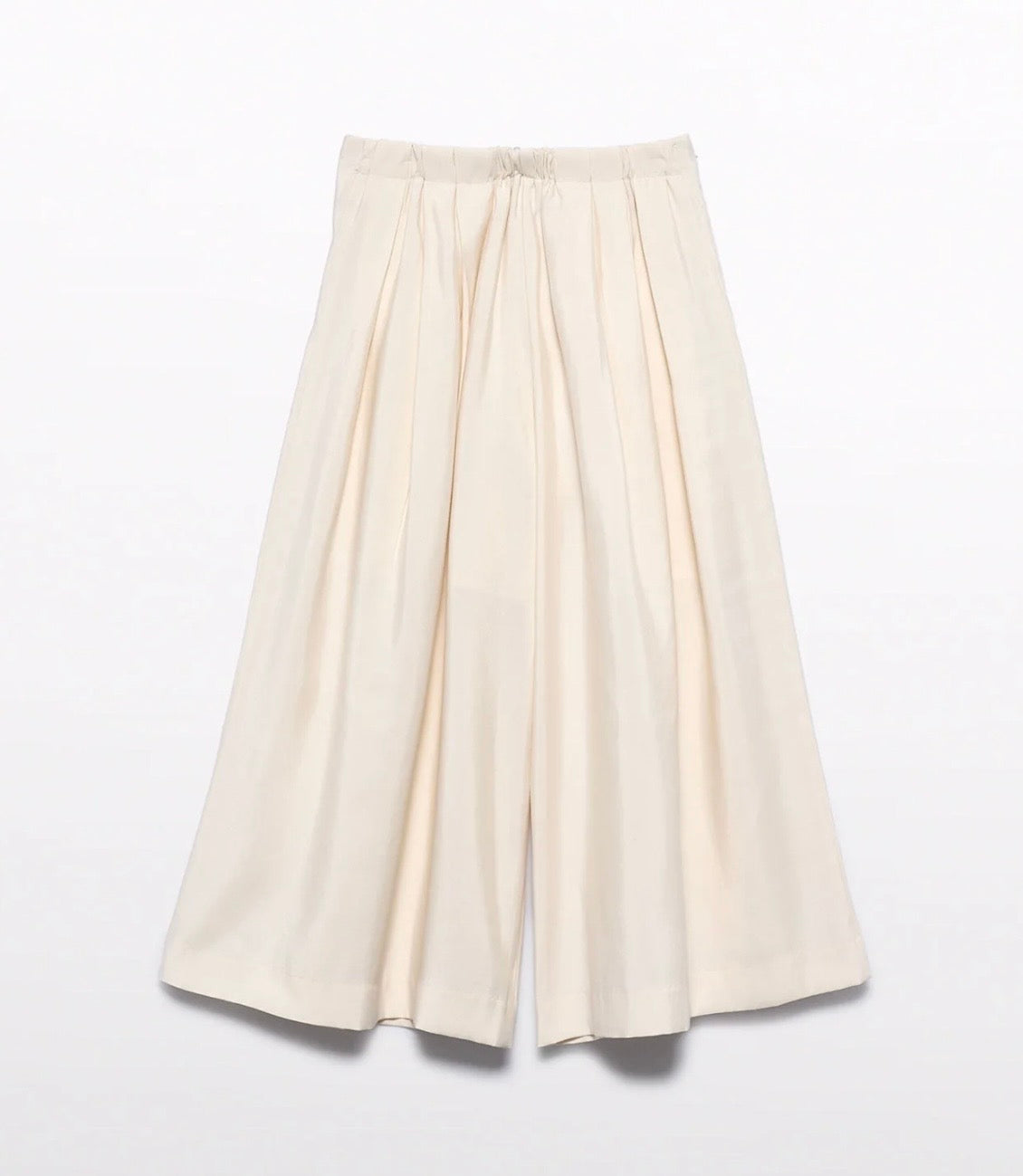 ABEL & LULA : Girl Black Crochet Knit Top with Beige flower Accent paired with Beige Flowy Pant Set