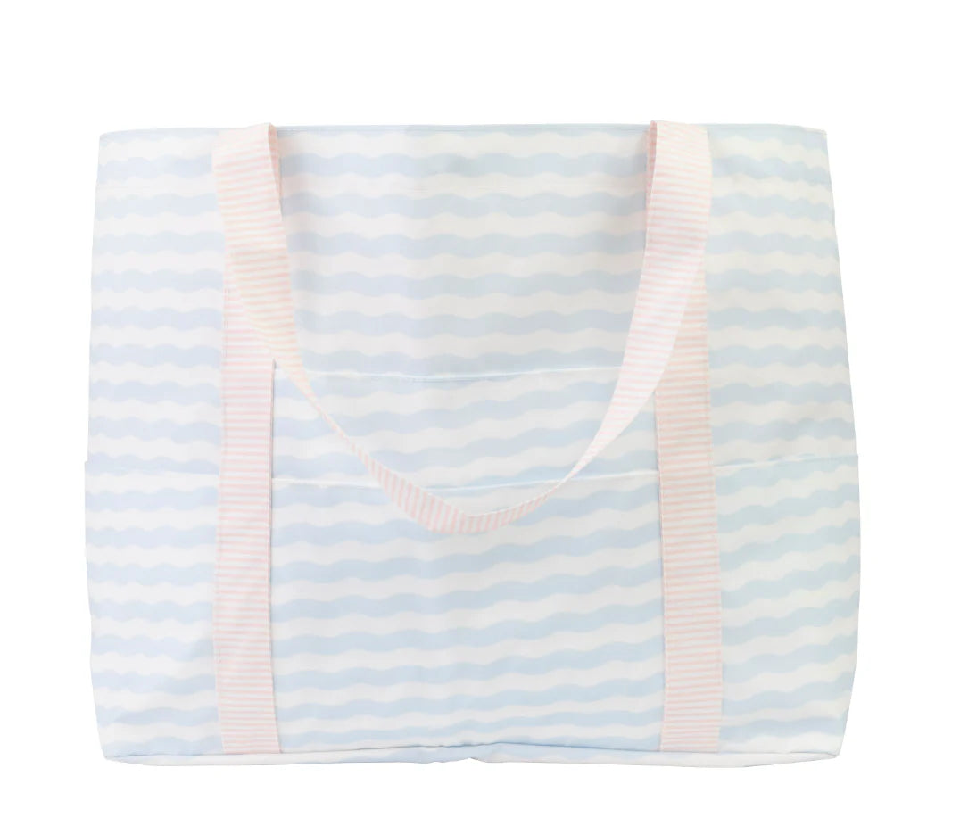 APPLE OF MY ISLA : THE SUMMER BAG - BLUE/PINK