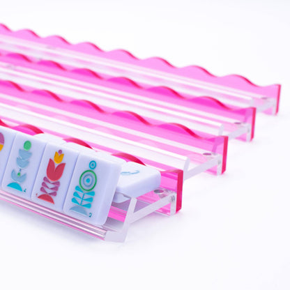 Wavy Acrylic Mahjong Racks