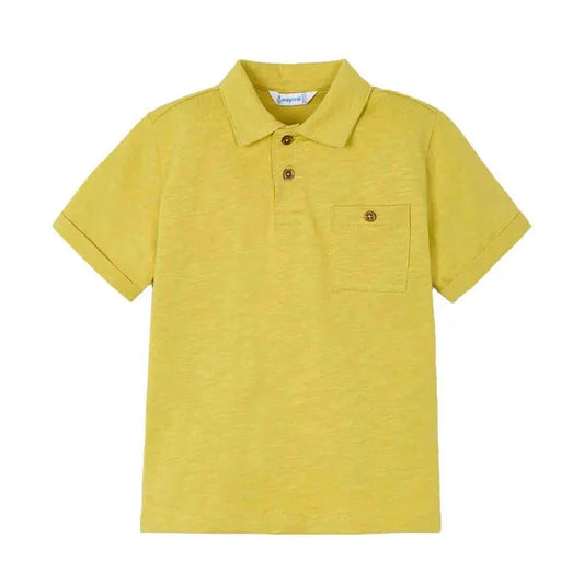 MAYORAL: BOYS MUSTARD YELLOW POLO