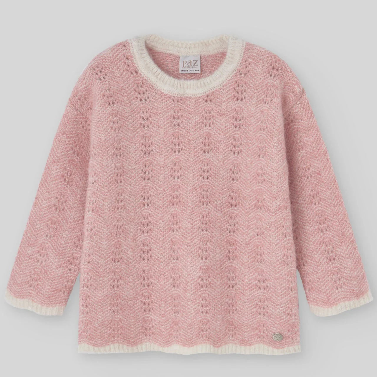 PAZ: PINK SWEATER "maravillas"