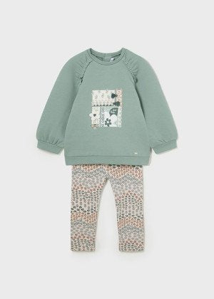 MAYORAL: pullover and leggins set