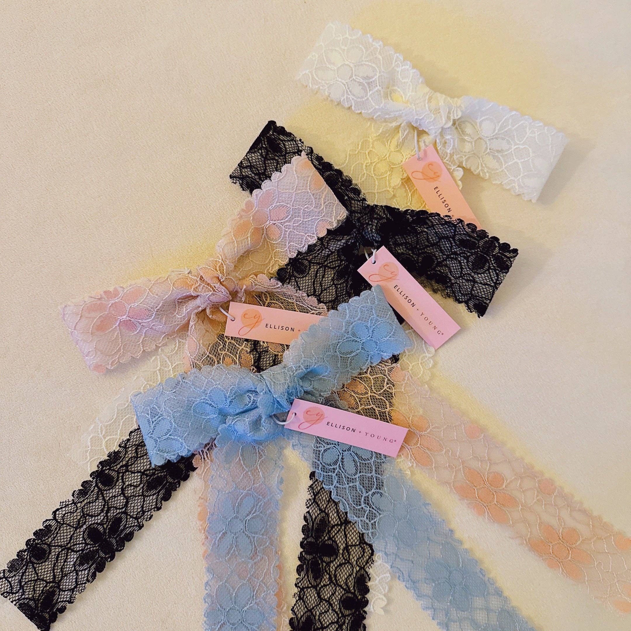 Ellison + Young : Lace Belle Bow Hair Clip