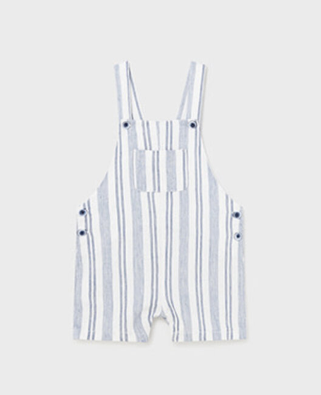 MAYORAL : BOYS BLUE STRIPED ROMPER