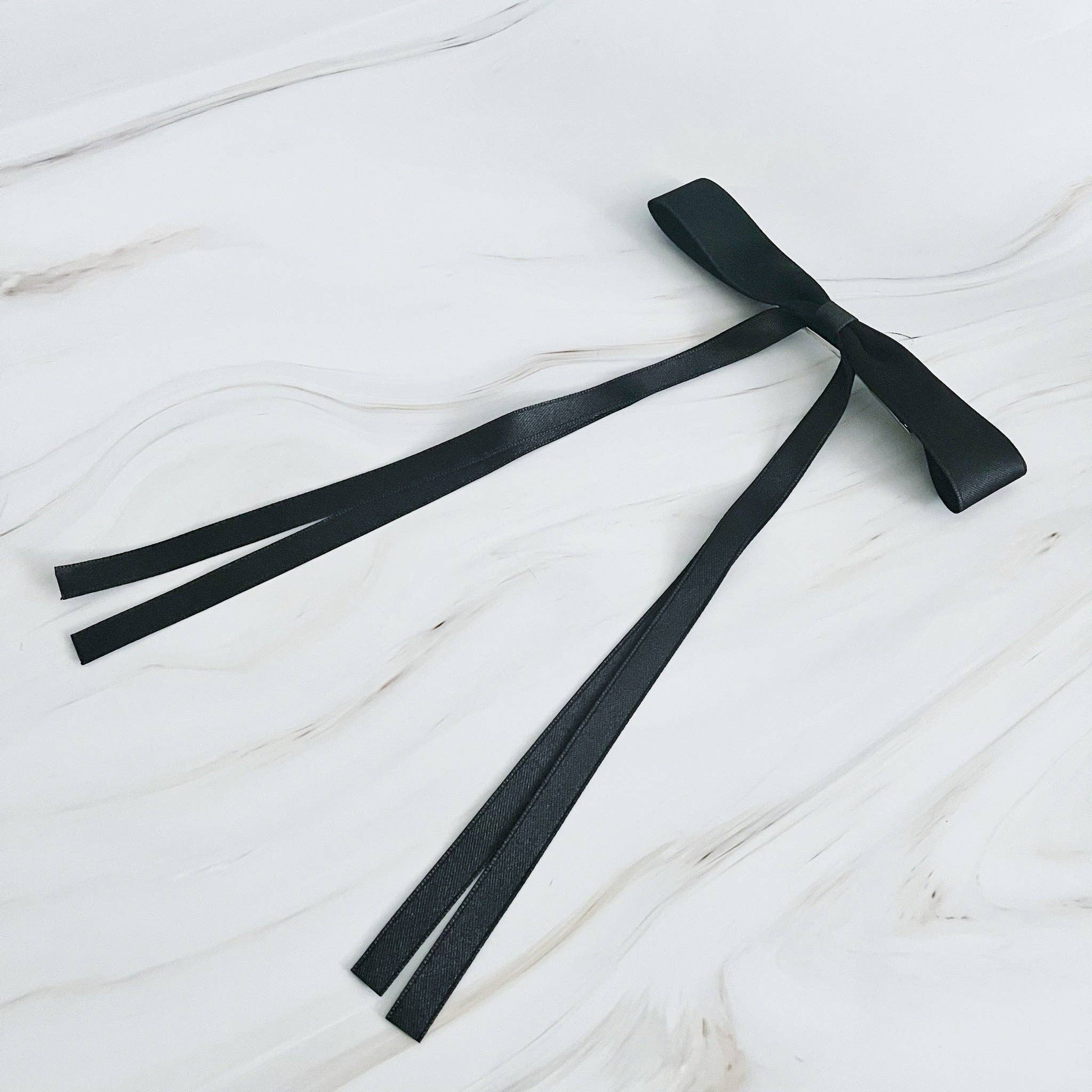 Ellison + Young : Ballerina Slim Bow Hair Clip