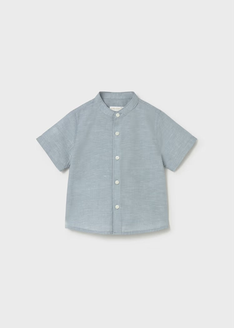 Mayoral: S/S Blue Shirt