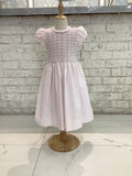 ANAVINI: PINK & WHITE STRIPED DRESS