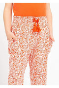 Mayoral: Orange Printed Pants