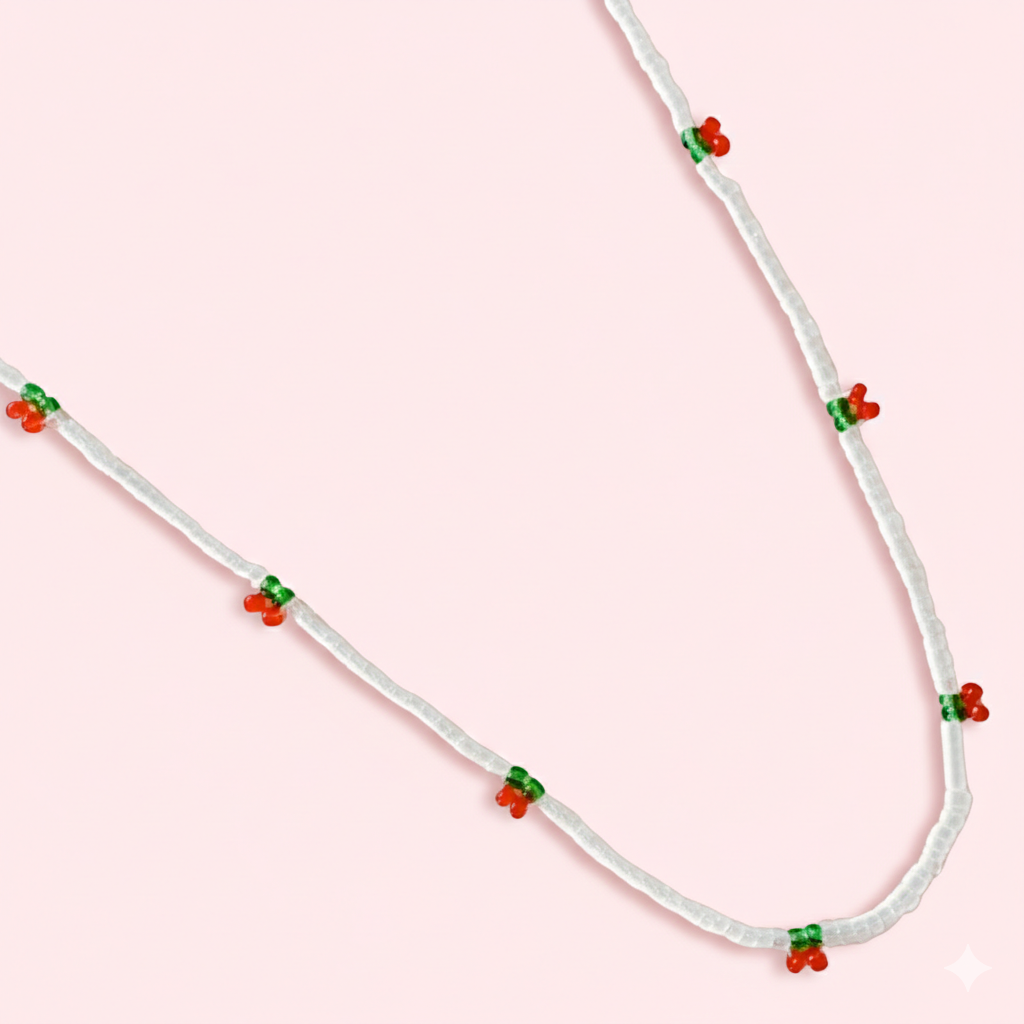 Ellison & Young : Cherry Dotty Beaded Necklace