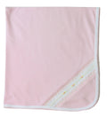 Sweet Pink Smocked Blanket