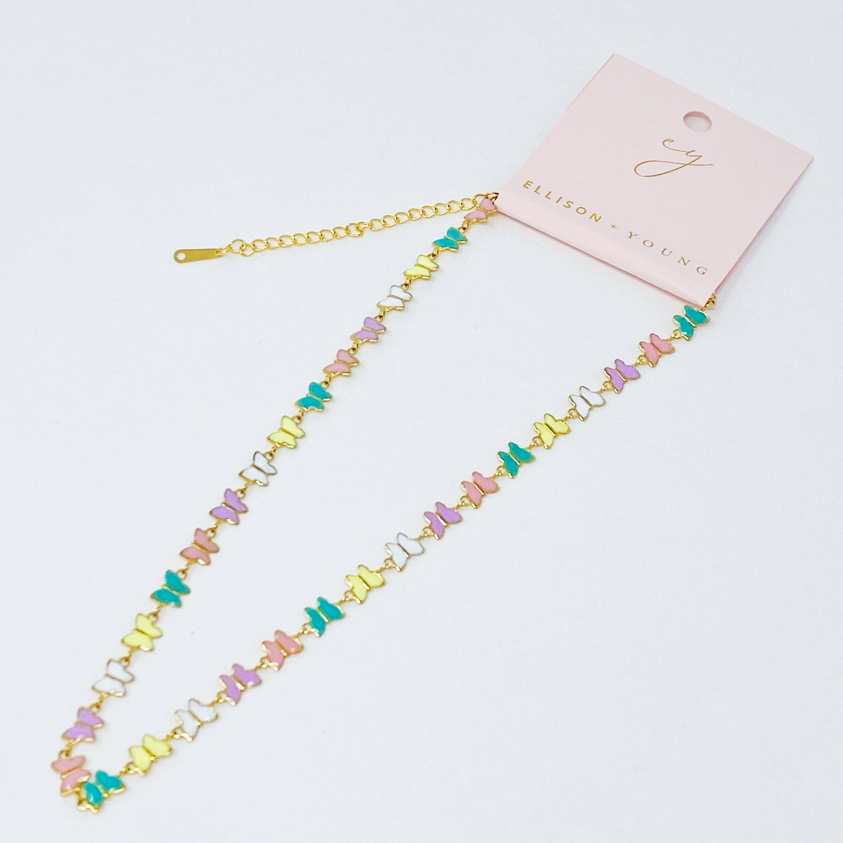 ELLISON+YOUNG: Linked Butterflies Necklace