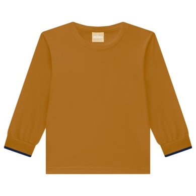 MILON : T-SHIRT DARK MUSTARD