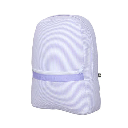 MINT: SEERSUCKER SMALL BACKPACK