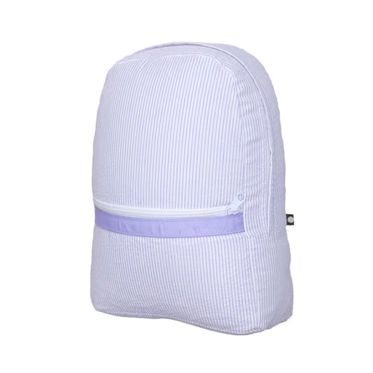 MINT: SEERSUCKER SMALL BACKPACK