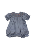 LULI AND ME: BLUE HYDRANGEA SMOCK BUBBLE