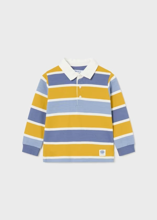 MAYORAL: l/s stripes polo