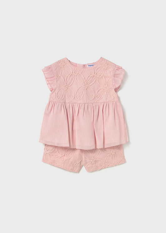 MAYORAL: Rose Two Piece Short Set