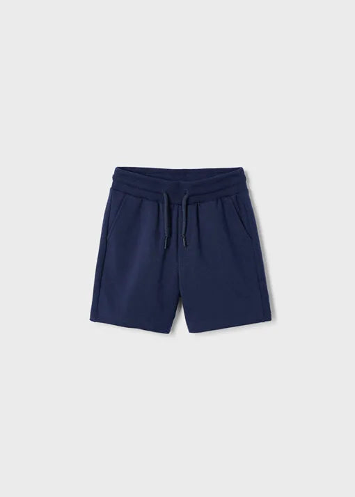 MAYORAL: BOYS BASIC COTTON NAVY SHORTS